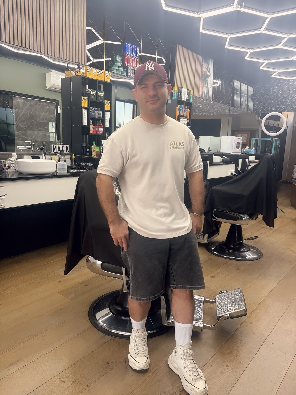 Mack, owner of Atlas Barbershop